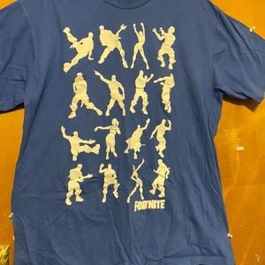 Blue Fortnite dances shirt